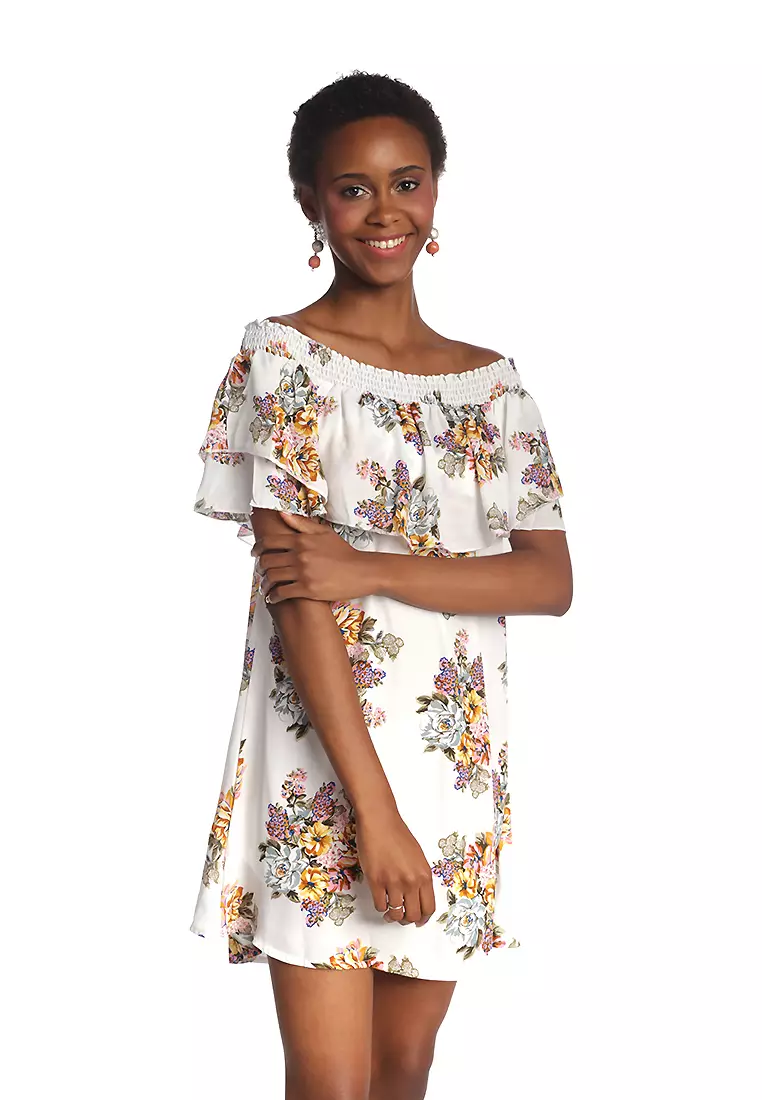 Floral short dresses shop online