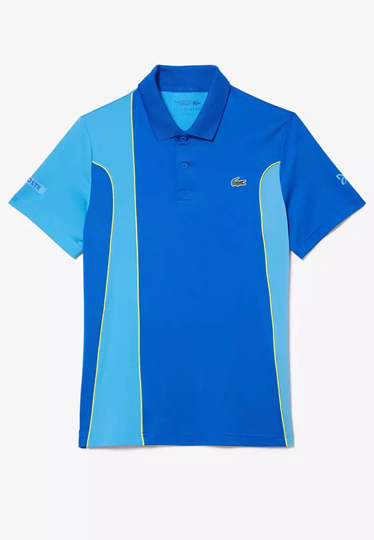 Men's Lacoste SPORT x Novak Djokovic Regular Fit Colour-Block Polo