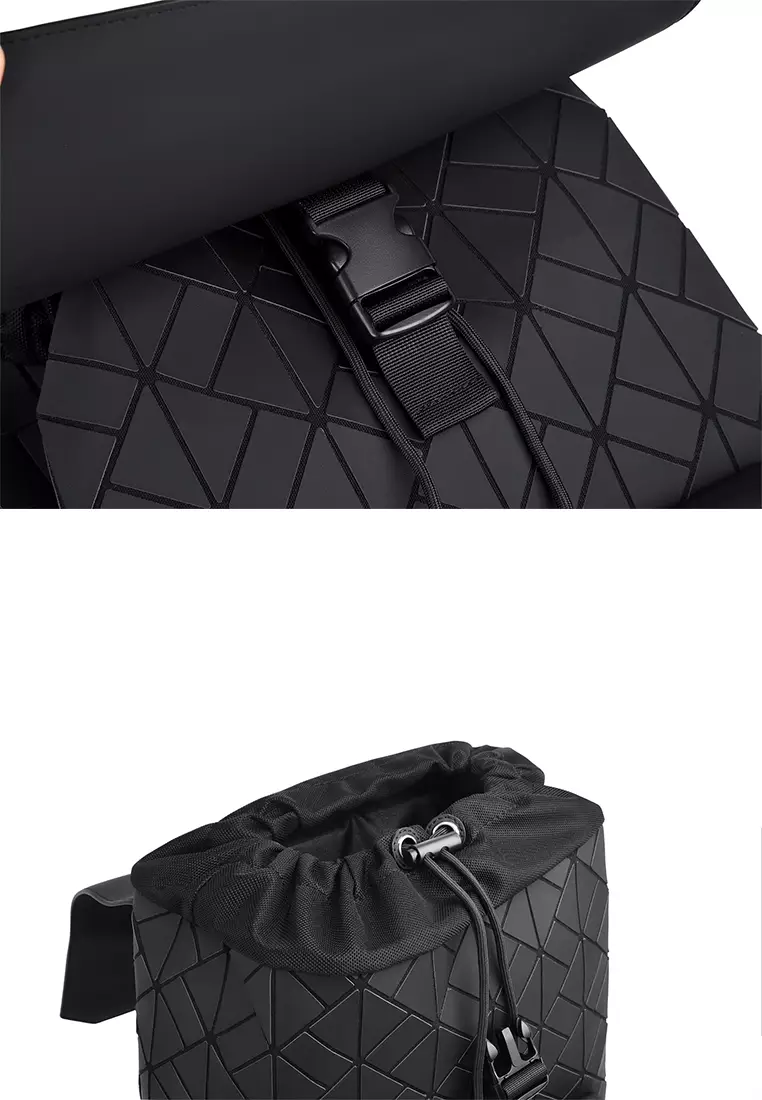 Texture Faux Leather Backpack HA2260