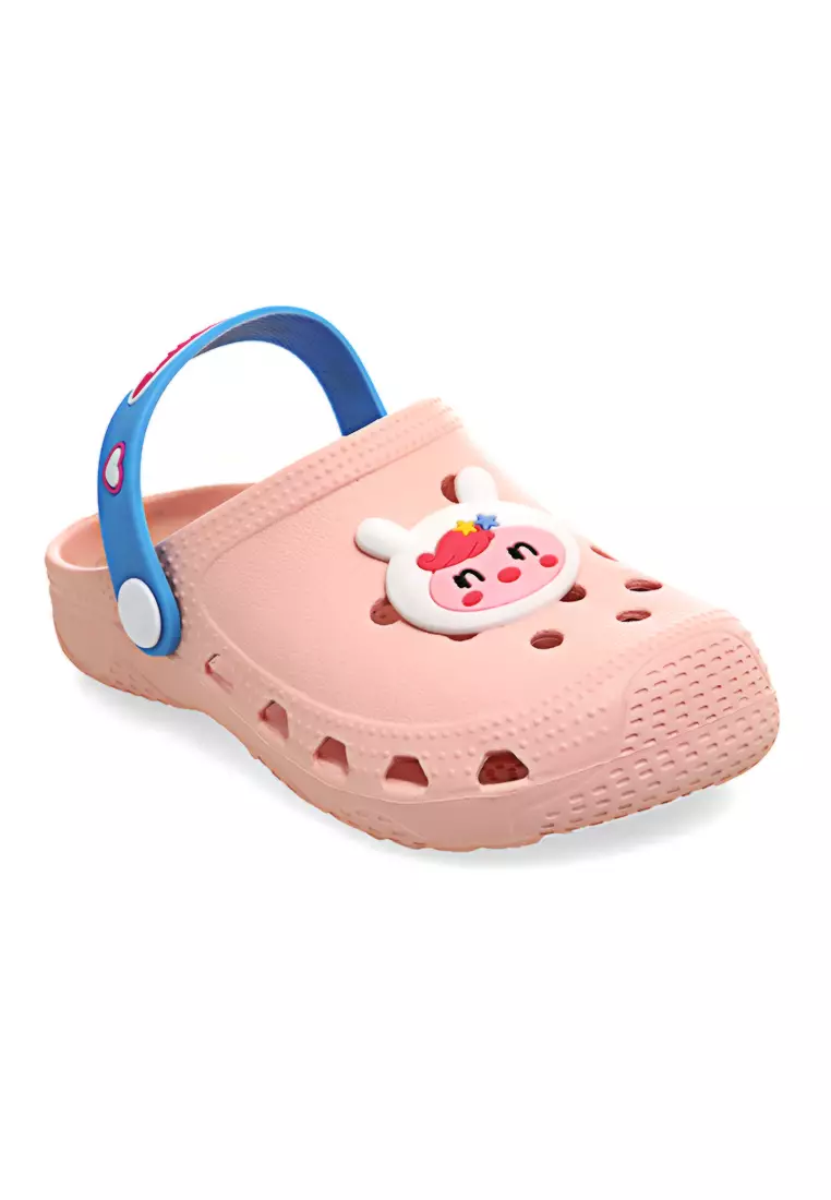 Mians Sepatu Sandal Anak Unisex Cute Anti Slip Elastic Comportable Material EVA ORIGINAL - Pink
