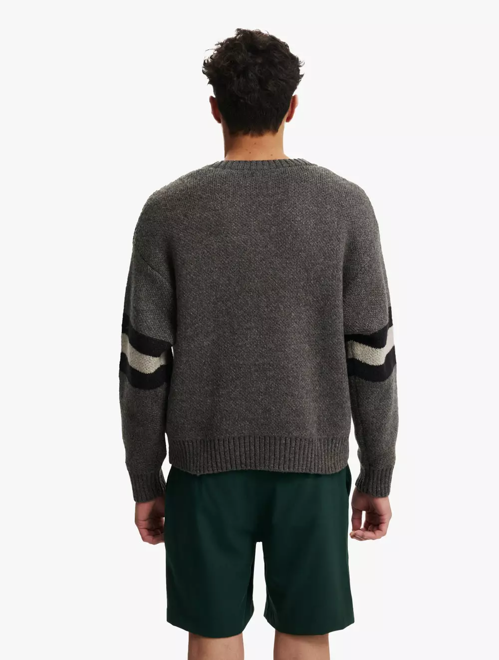 Cotton On -  Pakaian Pria  - Pleated Short - Deep Teal Suiting