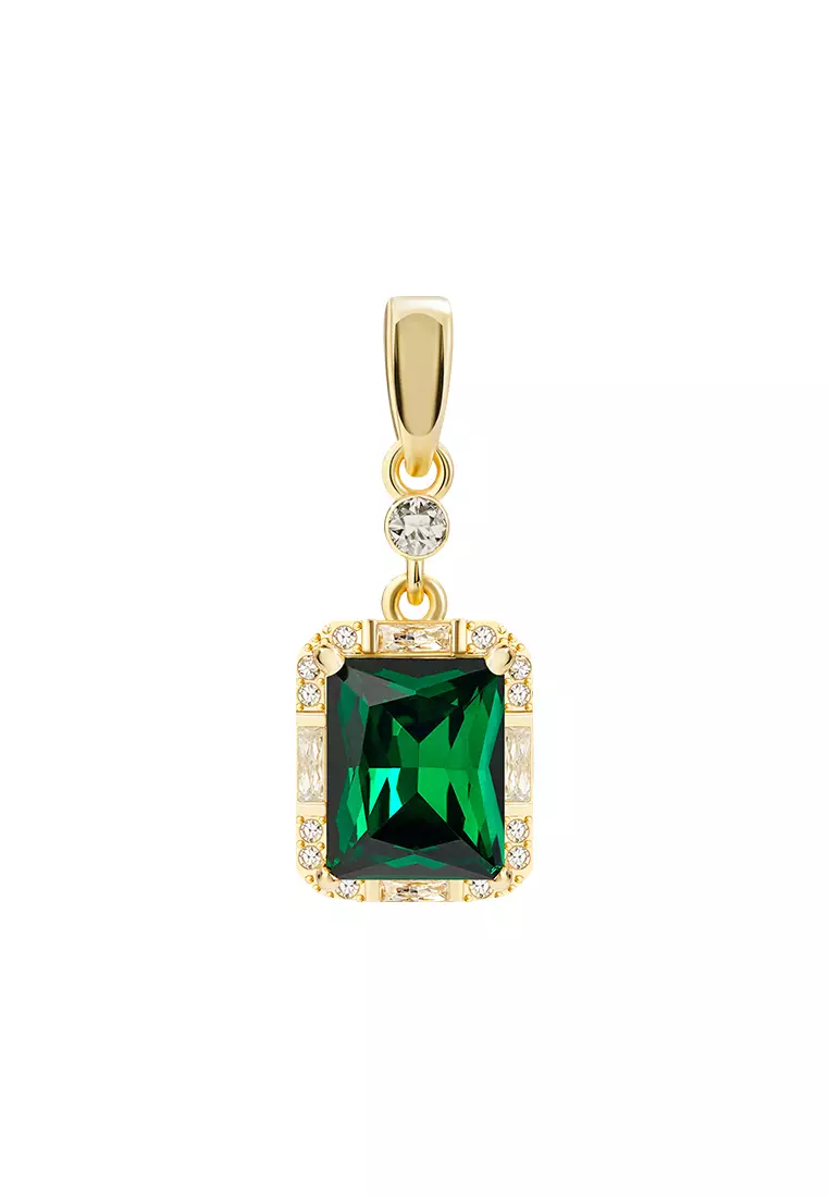 Vladimir 女士項鍊 金色項鍊 鑽石 祖母綠寶石項鍊【原創設計】