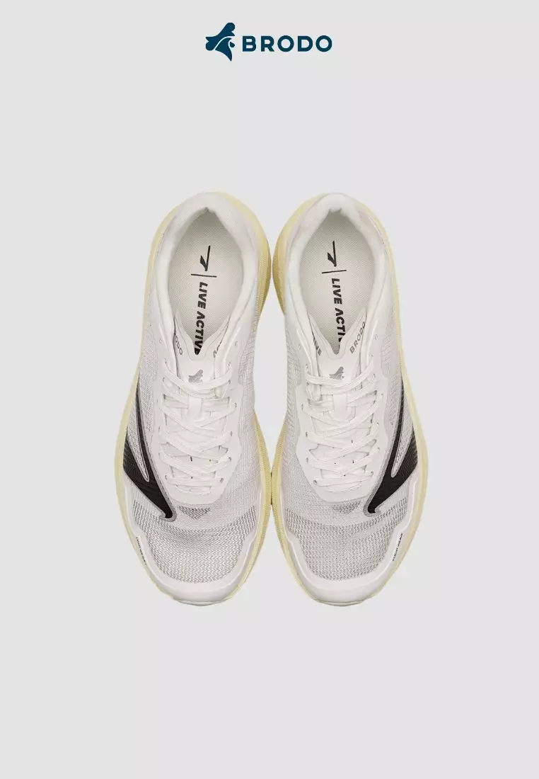 BRODO - Running Shoes Active Krakatau 2.0 White Black