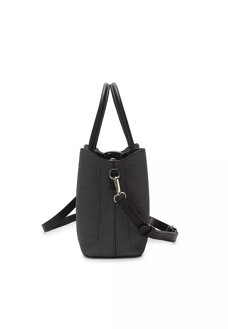 Women's Top Handle Bag / Sling Bag / Crossbody Bag / Shoulder Bag - Black