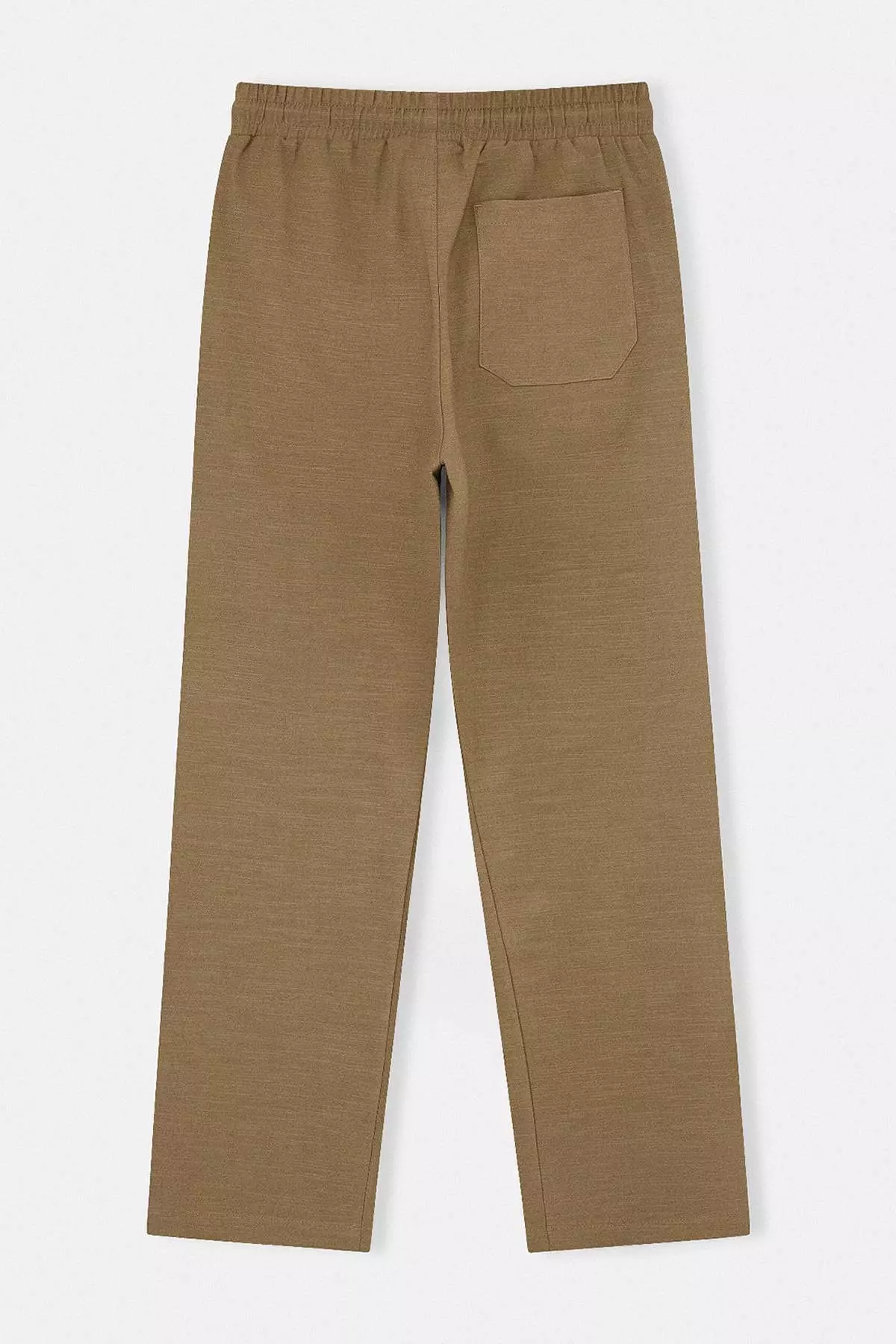 Mink Linen Look Waist-Tied Men'S Trousers Tmnss26Pl00007