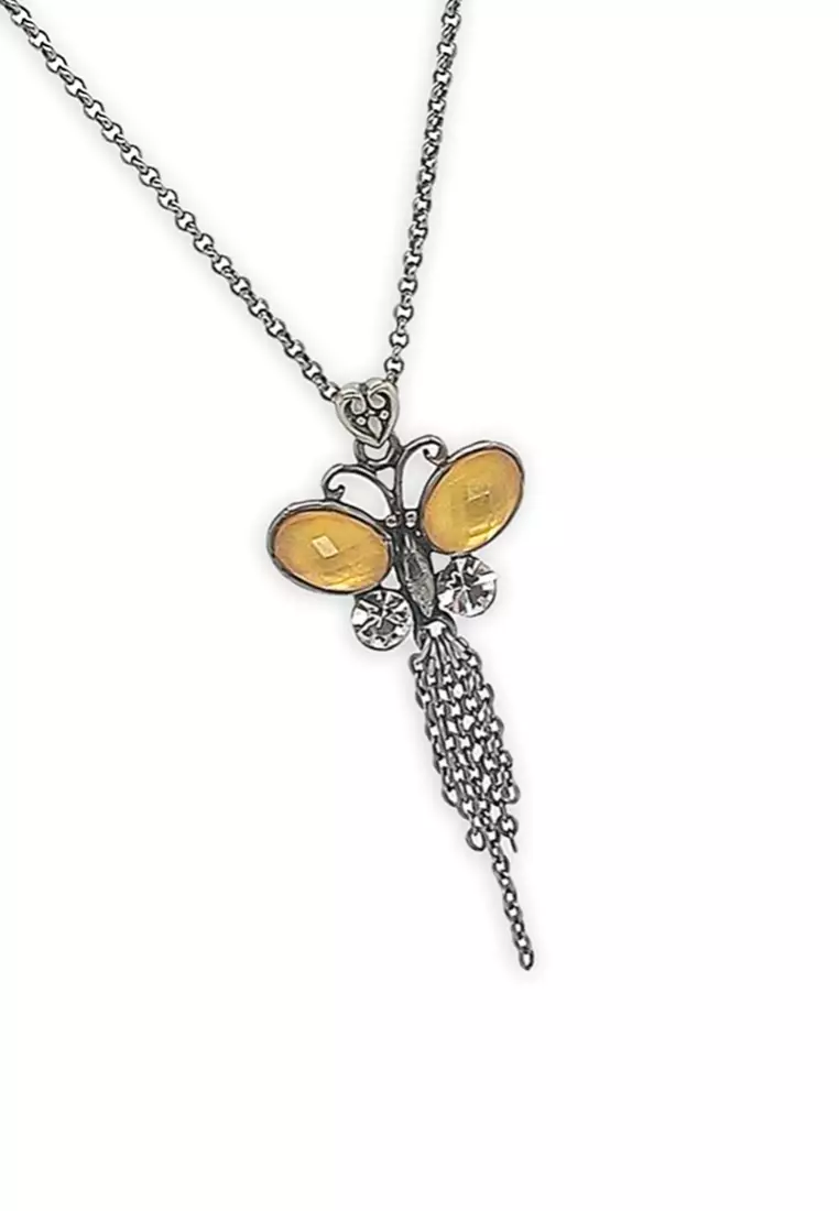 Glass top bead pendant