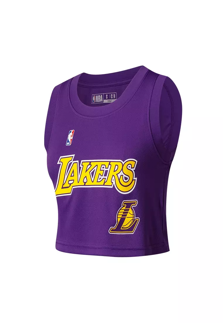 Core Los Angeles Lakers Crop Fit Womens Tank Top