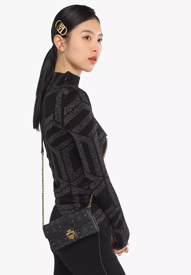 Tracy Chain Wallet in Visetos