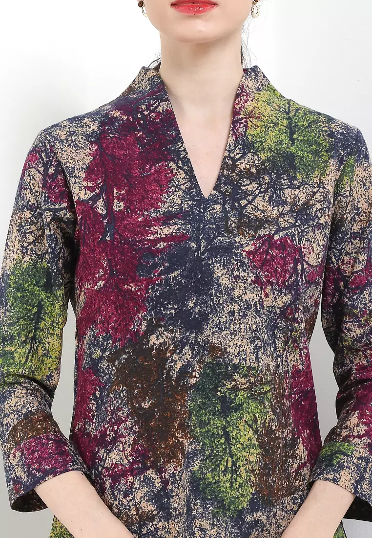 B.Swan-Necked 7/8-length Sleeves+Lining(TT)