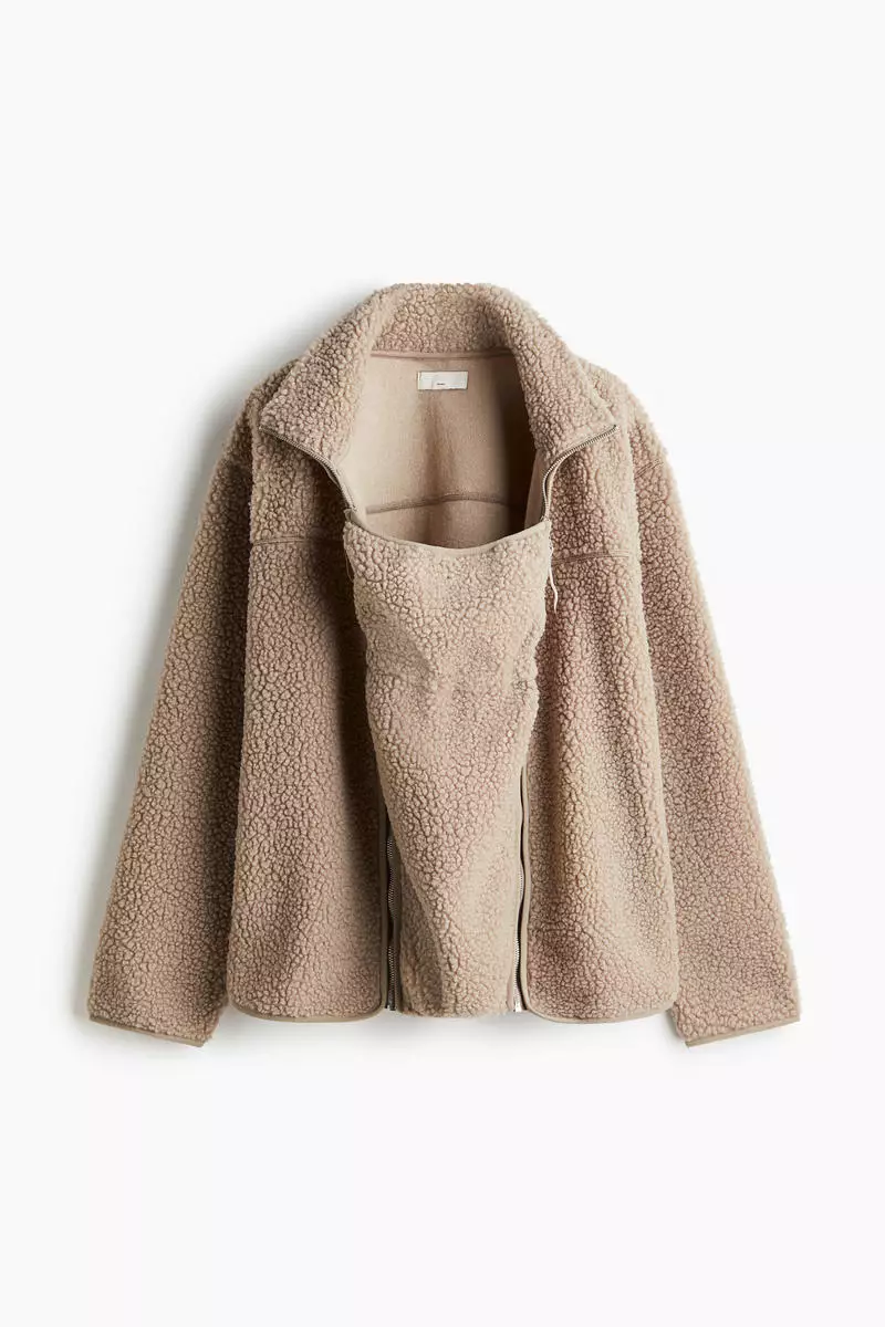 MAMA Before & After Babywearing teddy jacket