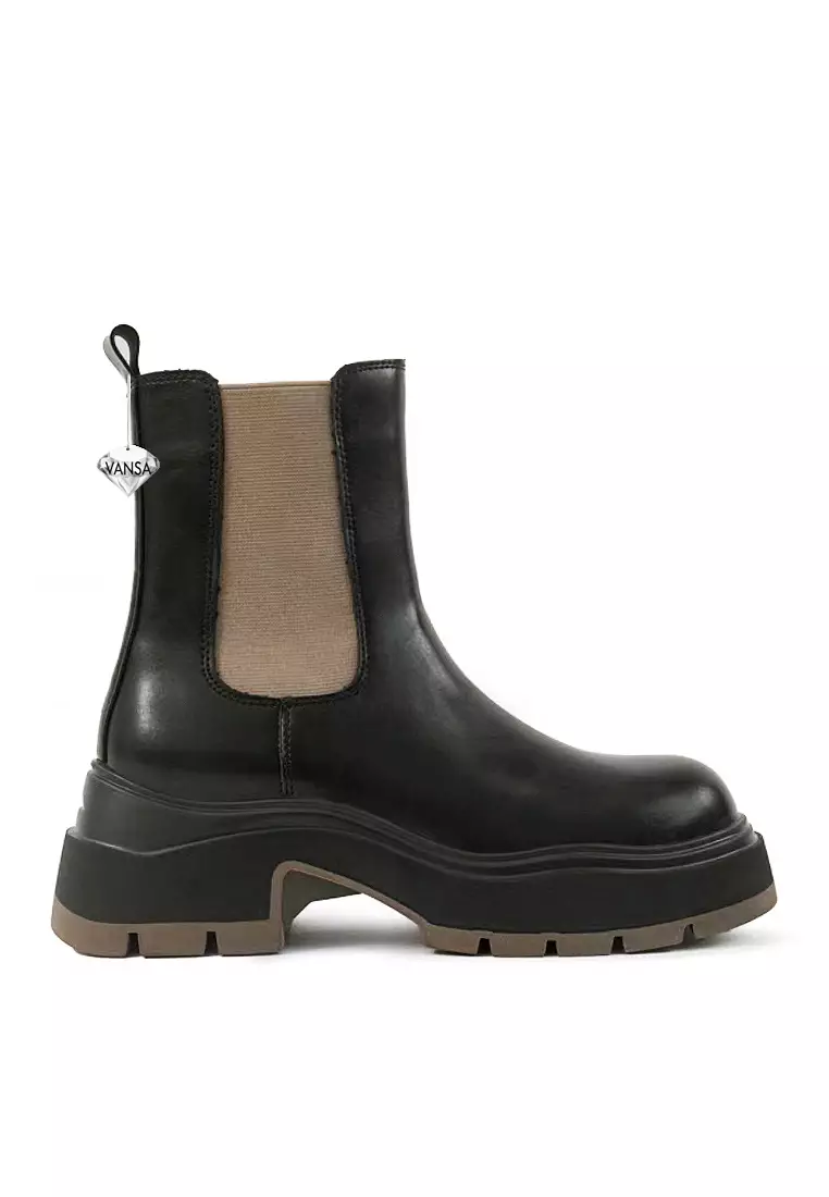 Discount on Twenty Eight Shoes  shoes - SKU: VANSA Fashion Cow Leather Chelsea Booties VSW-B-2888