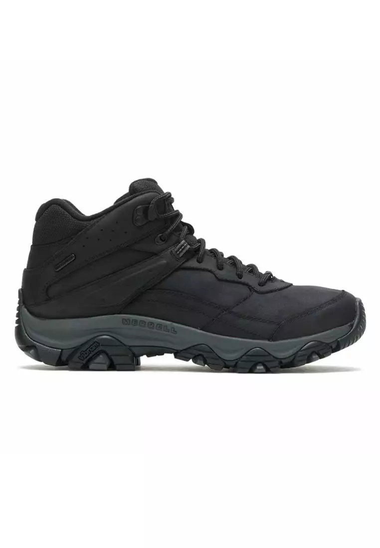 Moab Adventure 3 Mid Waterproof-Black Mens  Hiking Shoes