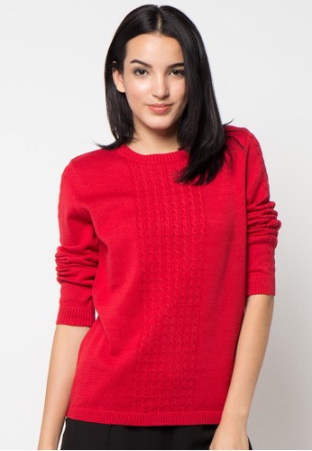 Straight Cable Sweater