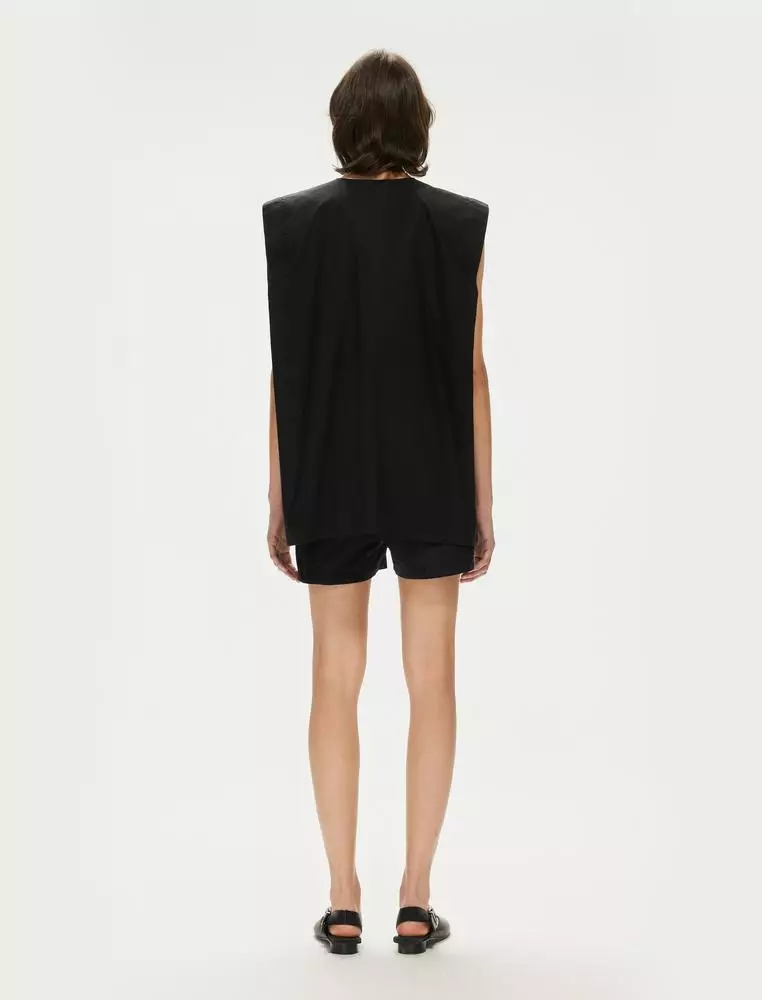 JNBY Women's V-Neck Sleeveless Short Jumpsuit