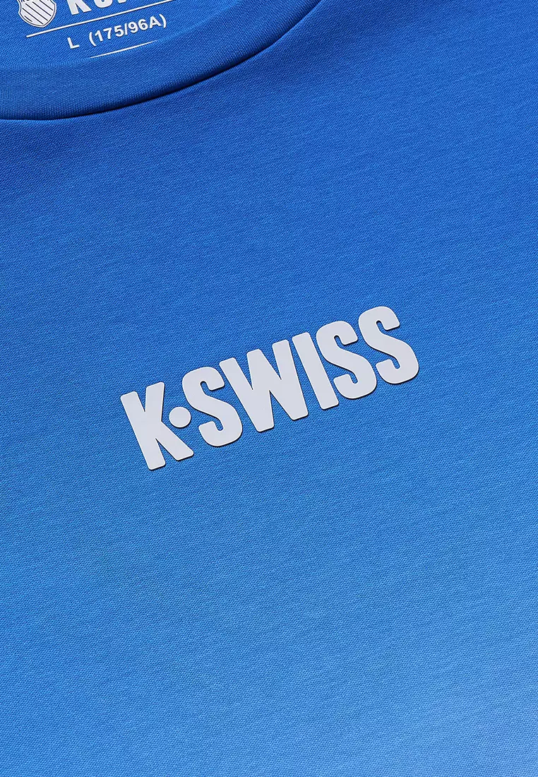 男裝 K-SWISS LOGO 漸變色全棉T裇