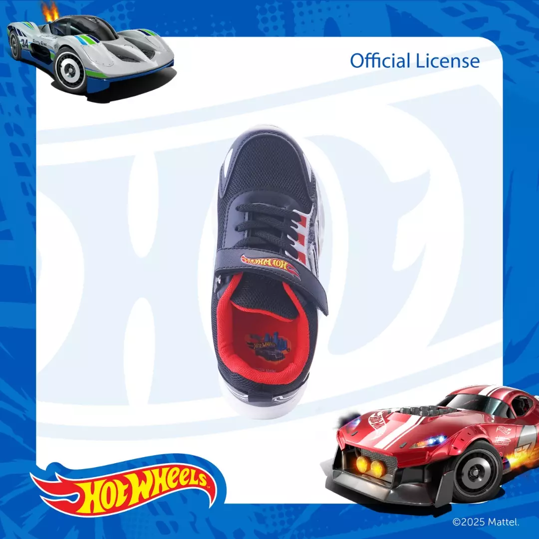 HOTWHEELS - SEPATU Sneakers ANAK LAKI CH740280LK - HITAM