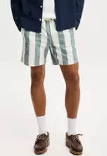 Dusty Blue Bold Stripe