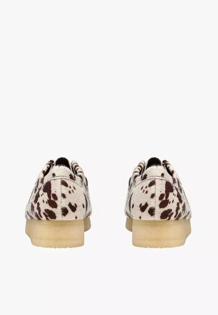 Jual CLARKS Clarks Womens Wallabee. - Brown Cow Print Original 2026 ...