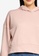 Noisy May pink Lupa Long Sleeve Crop Hood Sweatshirt BDD87AA5FA84B8GS_2