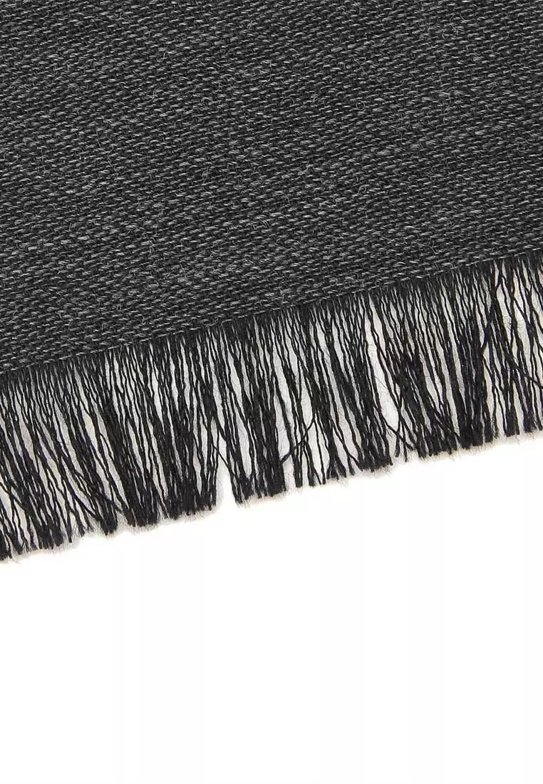 Large Signature Logo GGWEB Scarf/Wrap Black 165904