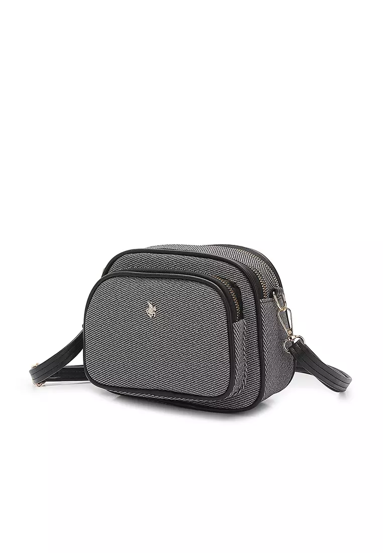 Women's Sling Bag / Crossbody Bag / Shoulder Bag - Black