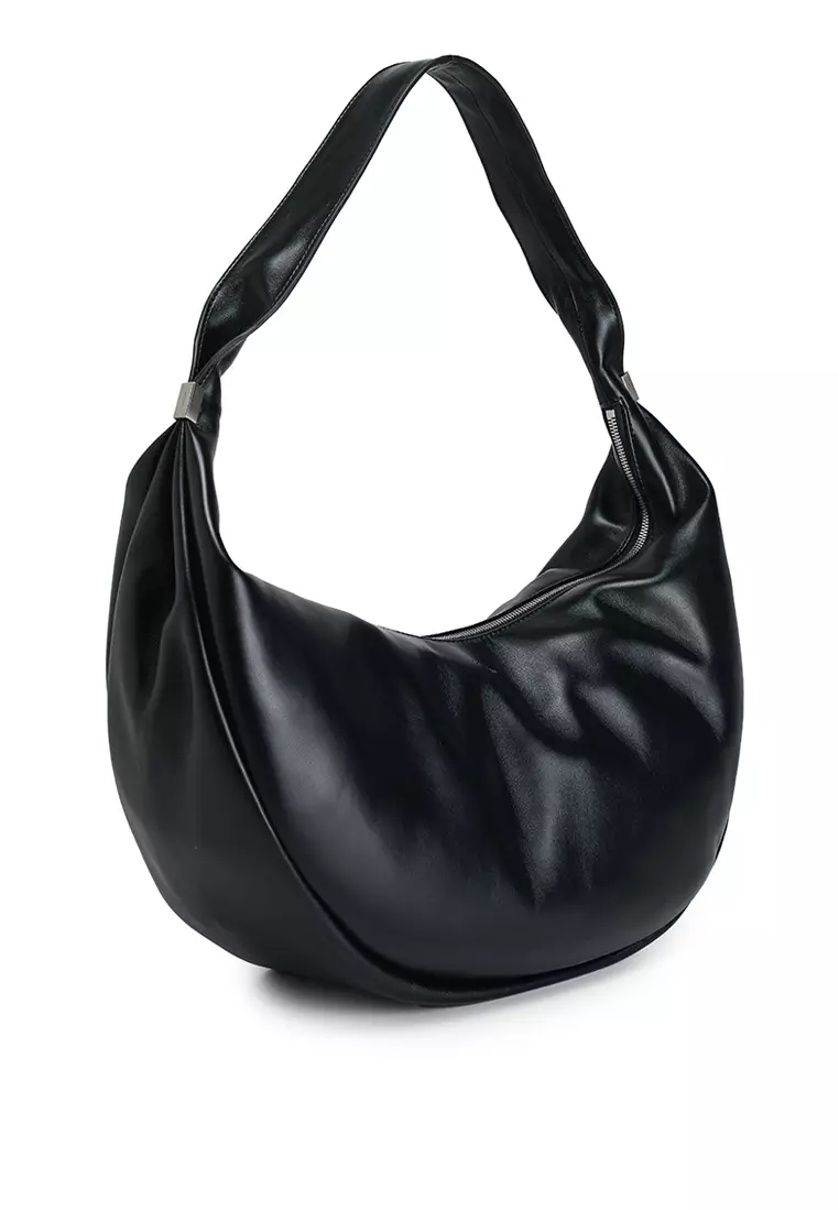 ☆ ☆ Unisex CK Pinched Soft Crescent Hobo Bag 4F Buy Calvin Klein Pinched Soft Crescent Bag - Calvin Klein