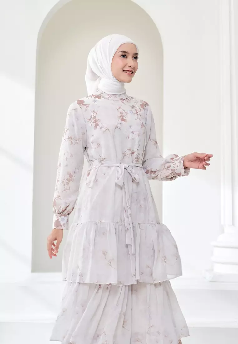 Aletta Dress - Soft Grey