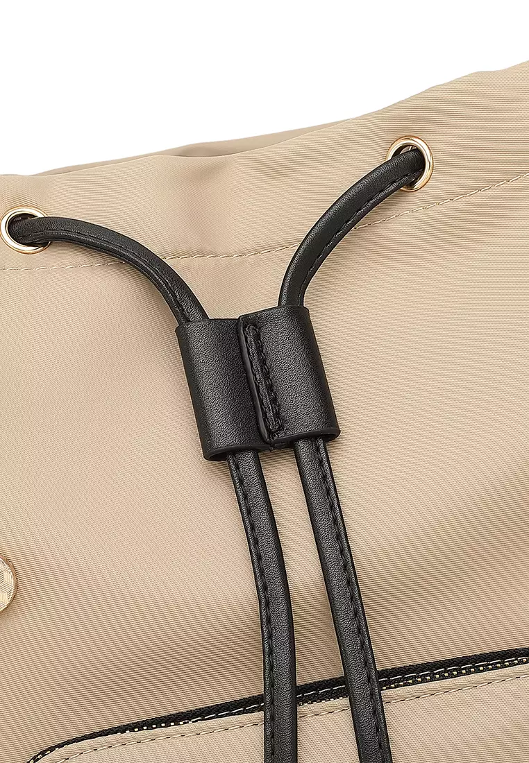 Women's Top Flap Backpack (Tas Ransel Wanita & Tas Punggung Wanita) - Cokelat