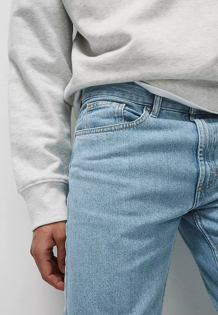 Straight Fit Pure Cotton Jeans