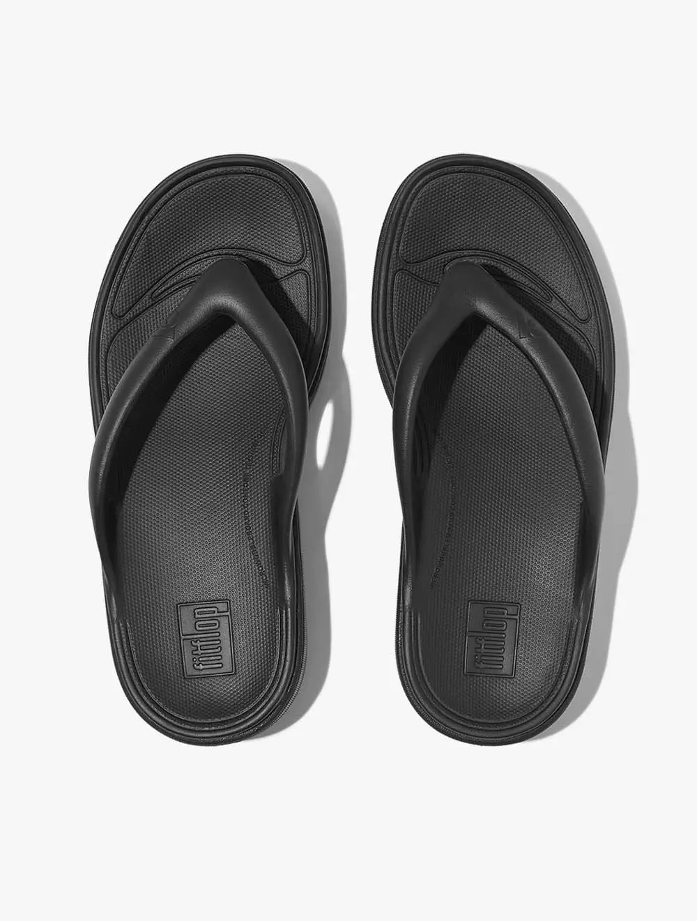 Fitflop Relieff Recovery Toe-Post Sandals- Black