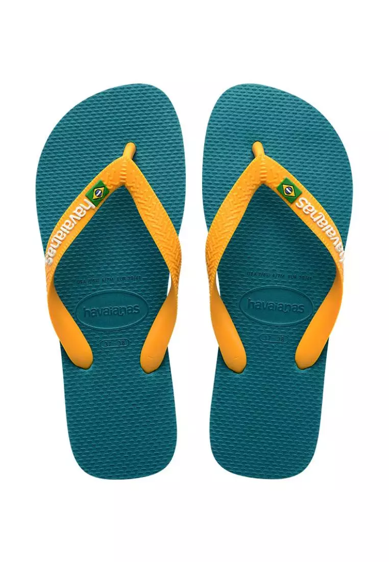 Discount on Havaianas  shoes - SKU: Brazil Logo Flip Flops