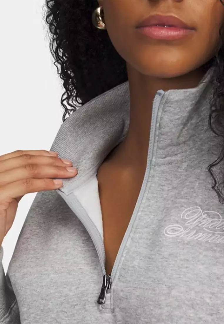 Rival Fleece Script Women's 1/2 Zip Sweatshirt