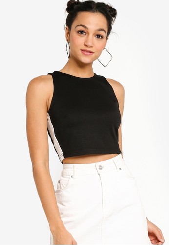 Jual Something Borrowed Co Ord Racer Cut Fitted Crop Top Original Zalora Indonesia