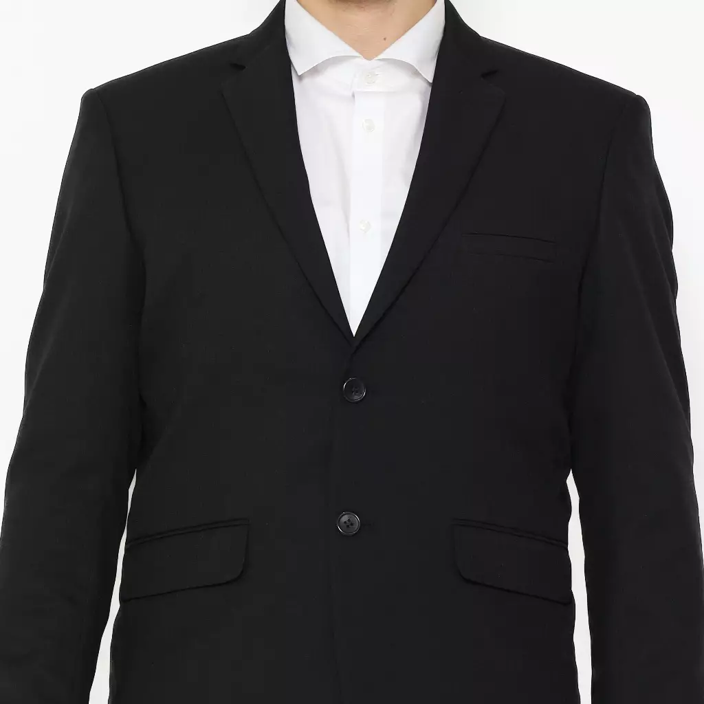Lawell Jas Pria Formal Warna Hitam | EDWARD-S2 | Motif Salur Halus