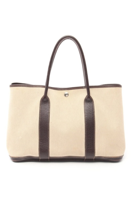 Hermès Pre-loved HERMES Garden Party PM Handbag Tote Bag Toile- Hermes Canvas Genuine Leather