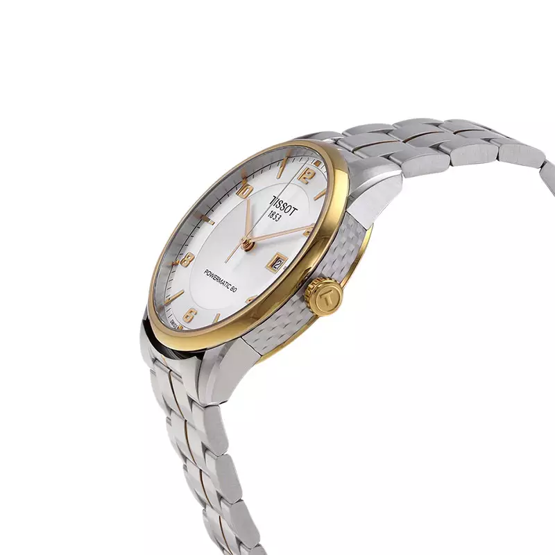 Jam Tangan Pria Tissot Luxury Powermatic 80 41mm T-Classic T086.407.22.037.00 Silver Dial Stainless Steel Strap