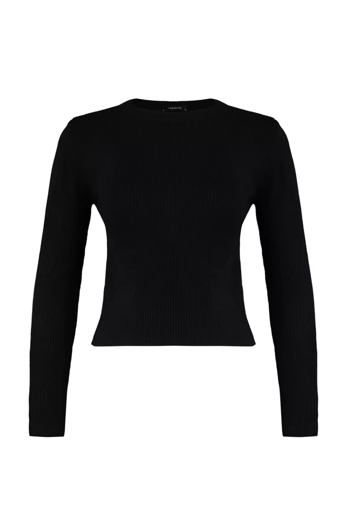 Basic Corded Knitwear Sweater