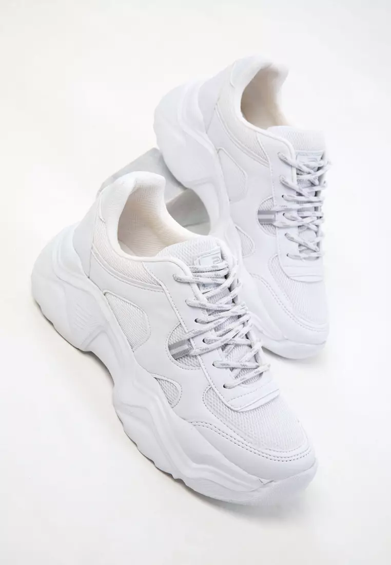White Women's Sneaker 20574