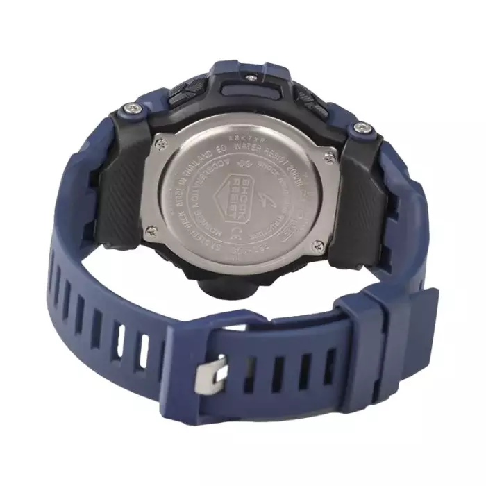Casio G-Shock GBD-100-2DR Hitam Karet Biru Cowok