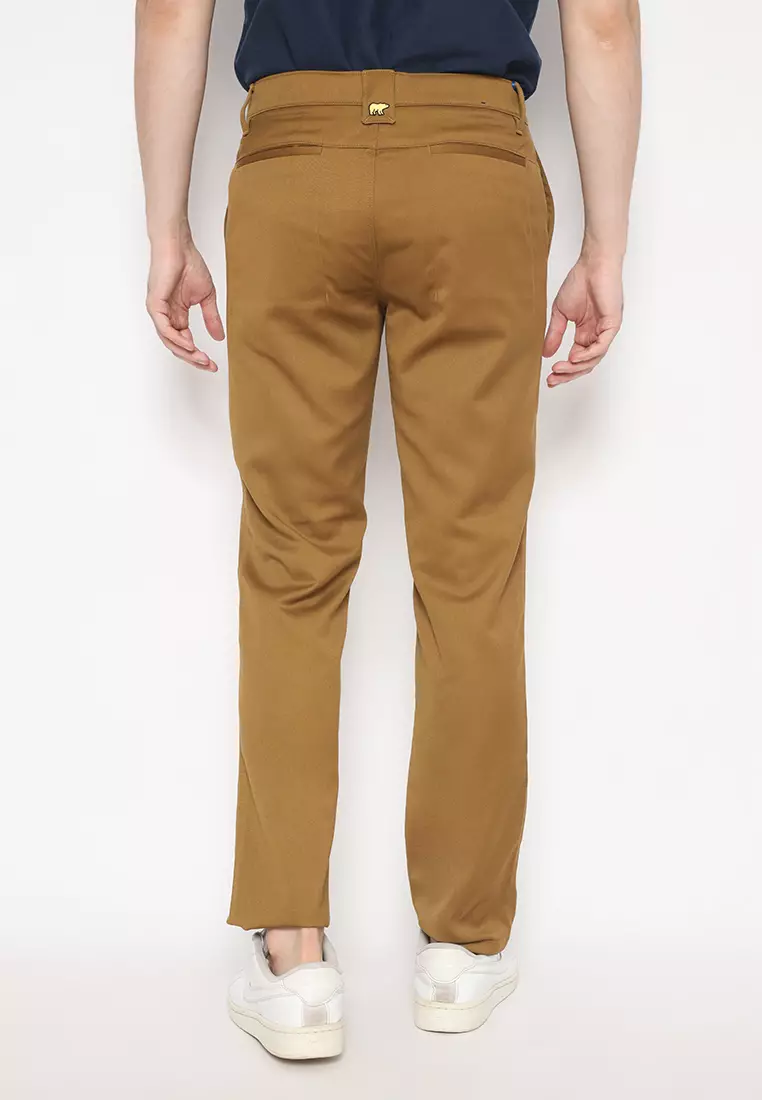 Jack Nicklaus Epic Celana Panjang Pria Slim Fit Moca