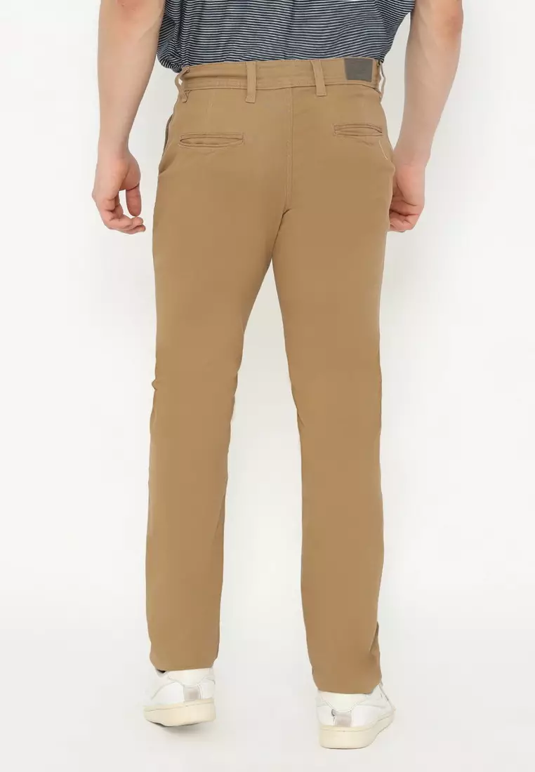 RBJ Celana Chino Panjang Cotton Premium Regular Fit Pria