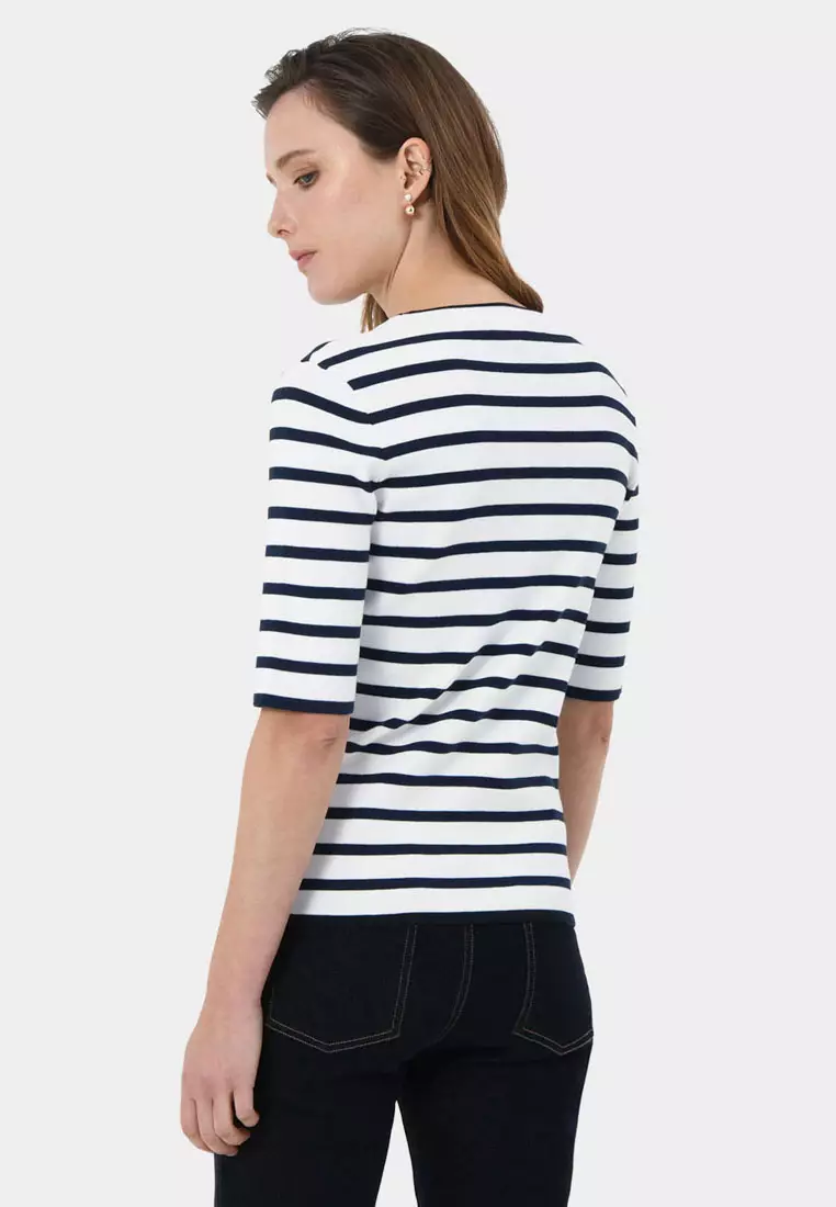 Gaia Stripe Knit Top