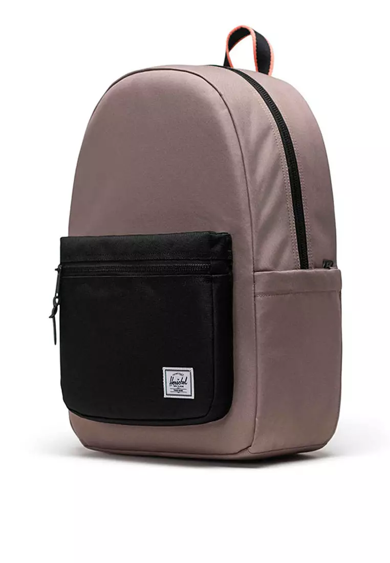 Herschel grey and pink backpack hot sale
