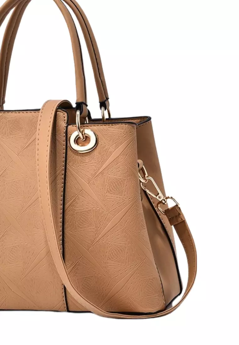 Women's Embossed 2-Ways Crossbody Bags Tote Bags
