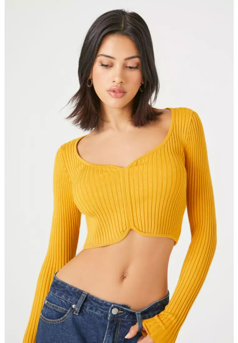 Mustard top top forever 21