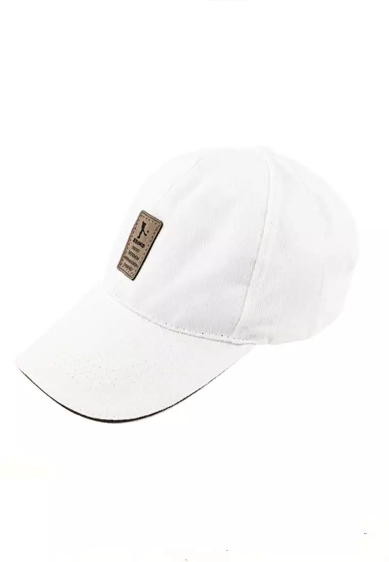Drsh Topi Baseball Golf Pria & Wanita Logo Ediko Sport Fashion Resizable Strap Material Cotton ORIGINAL - White