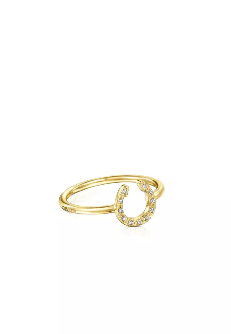 Tous top gold ring