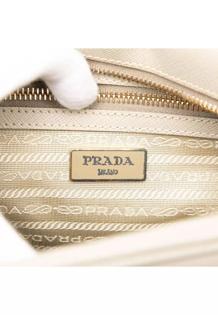 Pre-Loved Prada Saffiano Lux Satchel