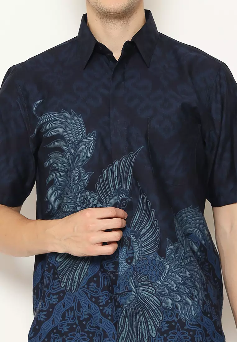 Hadinata Batik Kemeja Pendek Superfine Sidharta Salma