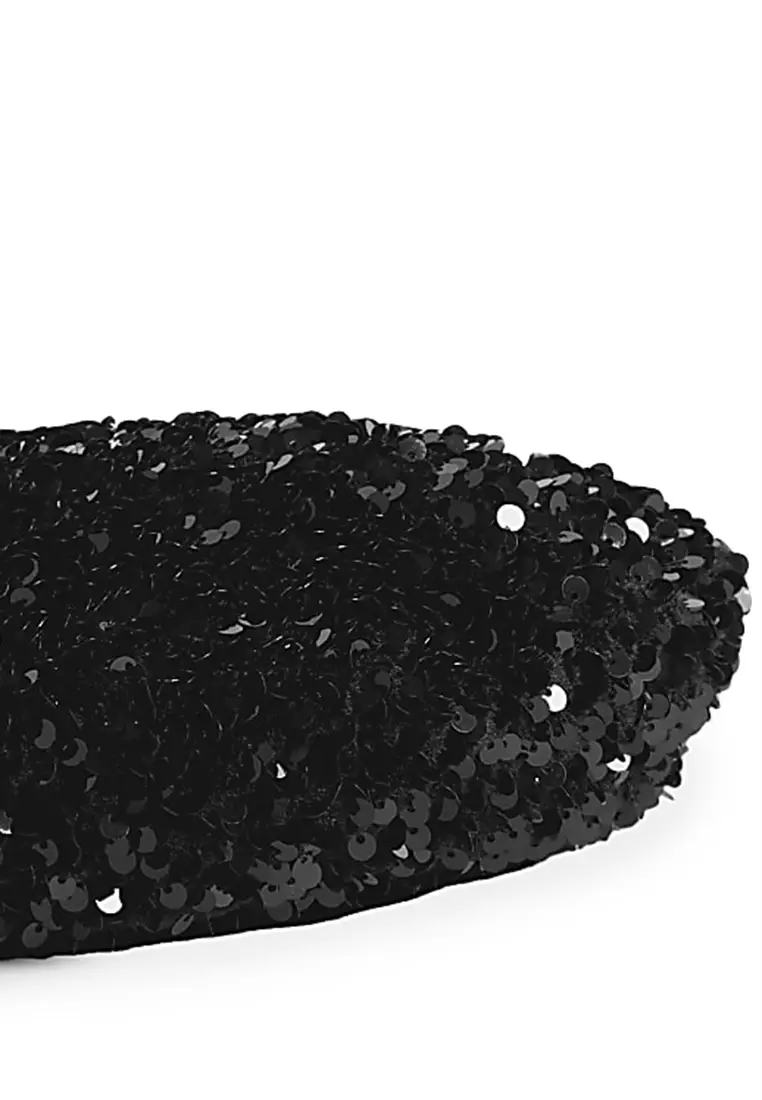 Sequin Beret Hat